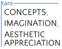 KANT: CONCEPTS, IMAGINATION, AND AESTHETIC APPRECIATION